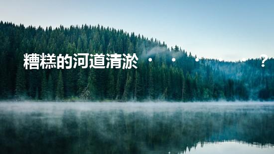 糟糕的河道清淤？規(guī)范施工才是王道！